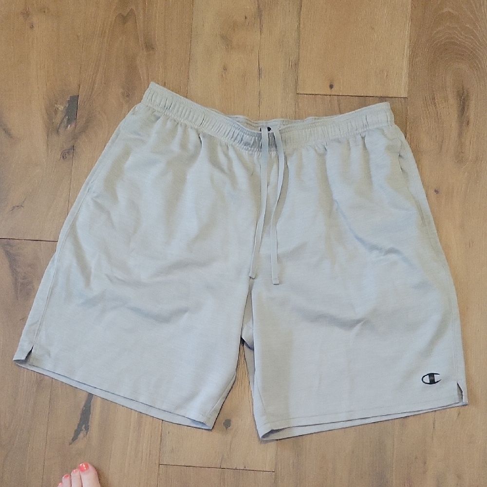 Mens Champion Gray Athletic Shorts Size 2XL